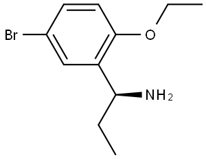 (1S)-1-(5-BROMO-2-ETHOXYPHENYL)PROPAN-1-AMINE 结构式
