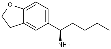 (1R)-1-(2,3-DIHYDROBENZO[B]FURAN-5-YL)PENTYLAMINE 结构式