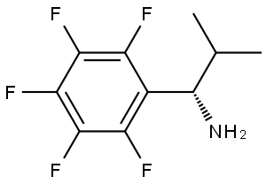 (1S)-2-METHYL-1-(2,3,4,5,6-PENTAFLUOROPHENYL)PROPYLAMINE 结构式