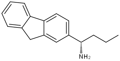 (1S)-1-FLUOREN-2-YLBUTYLAMINE 结构式