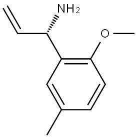 (1S)-1-(2-METHOXY-5-METHYLPHENYL)PROP-2-EN-1-AMINE 结构式