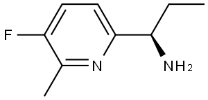 (1R)-1-(5-FLUORO-6-METHYL (2-PYRIDYL))PROPYLAMINE 结构式