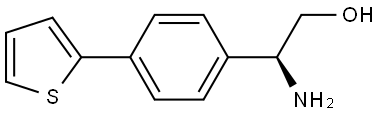 (2S)-2-AMINO-2-(4-(2-THIENYL)PHENYL)ETHAN-1-OL 结构式