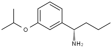 (1S)-1-[3-(METHYLETHOXY)PHENYL]BUTYLAMINE 结构式