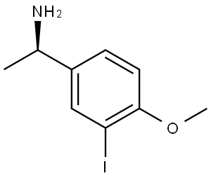 (1R)-1-(3-IODO-4-METHOXYPHENYL)ETHAN-1-AMINE 结构式