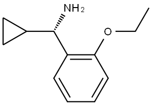 (1S)CYCLOPROPYL(2-ETHOXYPHENYL)METHYLAMINE 结构式