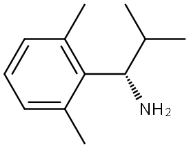 (1S)-1-(2,6-DIMETHYLPHENYL)-2-METHYLPROPAN-1-AMINE 结构式