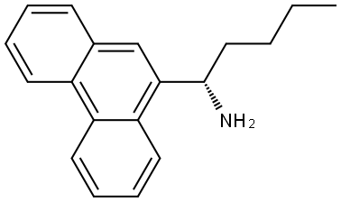 (1S)-1-(9-PHENANTHRYL)PENTYLAMINE 结构式