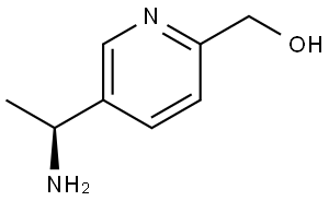 {5-[(1S)-1-aminoethyl]pyridin-2-yl}methanol 结构式