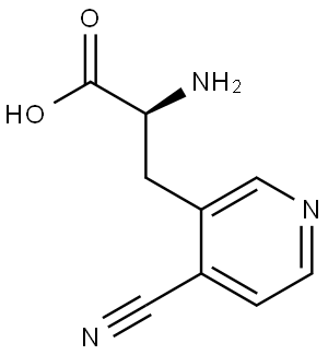 (2S)-2-AMINO-3-(4-CYANOPYRIDIN-3-YL)PROPANOIC ACID 结构式