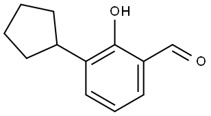 Benzaldehyde, 3-cyclopentyl-2-hydroxy- 结构式