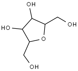 Hexitol, 2,5-anhydro- 结构式