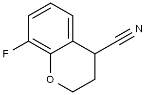 8-fluoro-2H-chromene-4-carbonitrile 结构式