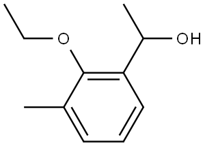 1-(2-ethoxy-3-methylphenyl)ethanol 结构式