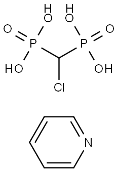 Clodronate Disodium EP Impurity D Pyridinium Salt 结构式