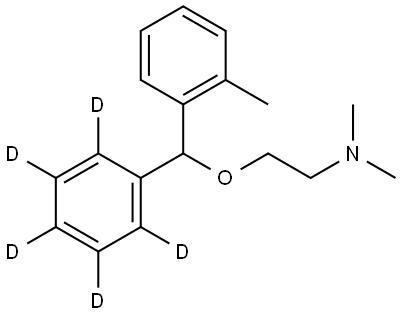 Orphenadrine D5 结构式