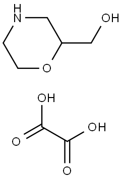 1,4-oxazinan-2-ylmethanol ethanedioic acid 结构式