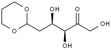 D-threo-Hexos-5-ulose, cyclic 1-(1,3-propanediyl acetal) (9CI) 结构式