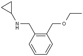 N-Cyclopropyl-2-(ethoxymethyl)benzenemethanamine 结构式