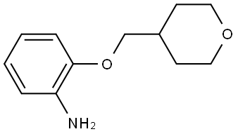 2-[(Tetrahydro-2H-pyran-4-yl)methoxy]benzenamine 结构式