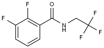 2,3-Difluoro-N-(2,2,2-trifluoroethyl)benzamide 结构式