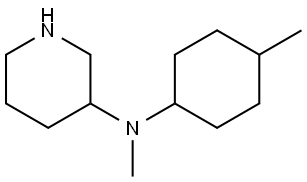 N-methyl-N-(4-methylcyclohexyl)piperidin-3-amine 结构式