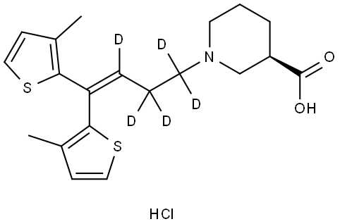 [2H5]-盐酸噻加宾 结构式