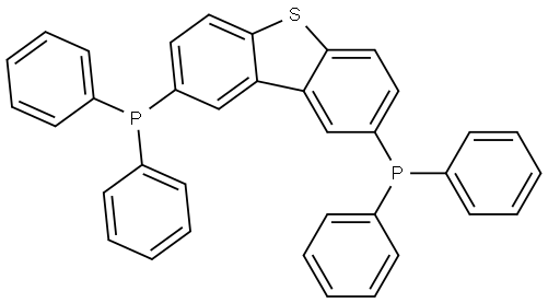 Phosphine, 1,1'-(2,8-dibenzothiophenediyl)bis[1,1-diphenyl- 结构式