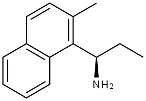 (1R)-1-(2-METHYLNAPHTHALEN-1-YL)PROPAN-1-AMINE 结构式