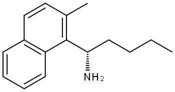 (1S)-1-(2-METHYLNAPHTHYL)PENTYLAMINE 结构式