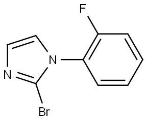 2-bromo-1-(2-fluorophenyl)-1H-imidazole 结构式