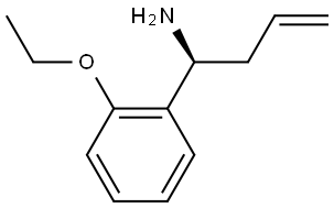(1S)-1-(2-ETHOXYPHENYL)BUT-3-EN-1-AMINE 结构式