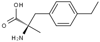 4-Ethyl-α-methyl-D-phenylalanine 结构式