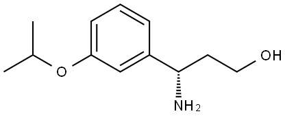 (3S)-3-AMINO-3-[3-(METHYLETHOXY)PHENYL]PROPAN-1-OL 结构式