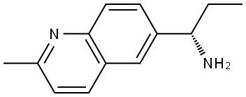 (1S)-1-(2-METHYL (6-QUINOLYL))PROPYLAMINE 结构式