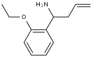 1-(2-ETHOXYPHENYL)BUT-3-EN-1-AMINE 结构式