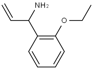 1-(2-ETHOXYPHENYL)PROP-2-EN-1-AMINE 结构式