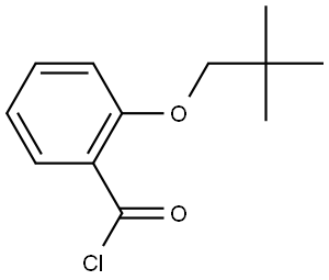 2-(2,2-Dimethylpropoxy)benzoyl chloride 结构式