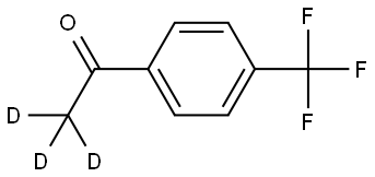 methyl-d3 4-(trifluoromethyl)benzoate 结构式