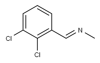 N-(2,3-dichlorobenzylidene)methanamine 结构式