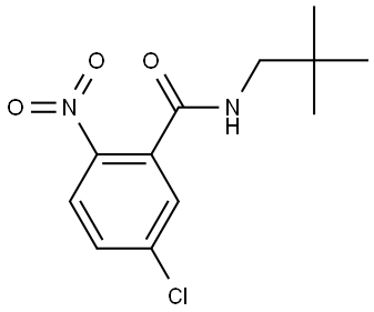 5-chloro-N-neopentyl-2-nitrobenzamide 结构式