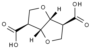 (3S,3AR,6S,6AR)-六氢呋喃[3,2-B]呋喃-3,6-二羧酸 结构式