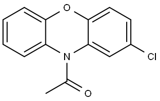 1-(2-chloro-10H-phenoxazin-10-yl)ethanone 结构式