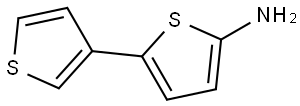 2-Amino-5-(3-thienyl)thiophene 结构式