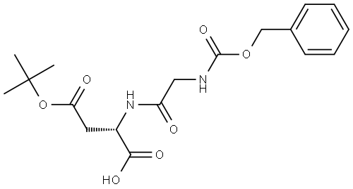 L-Aspartic acid, N-[(phenylmethoxy)carbonyl]glycyl-, 24-(1,1-dimethylethyl) ester (9CI) 结构式