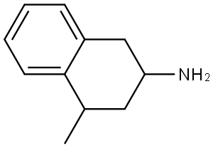 4-甲基-1,2,3,4-四氢萘-2-胺 结构式