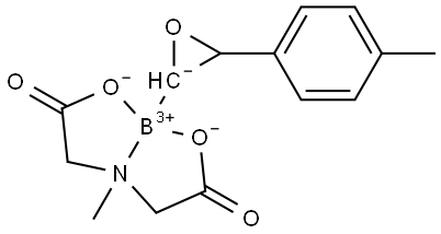 (TRANS-3-(P-TOLYL)OXIRAN-2-YL)BORONIC ACID MIDA ESTER 结构式