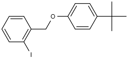 1-((4-(tert-butyl)phenoxy)methyl)-2-iodobenzene 结构式