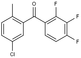 Methanone, (5-chloro-2-methylphenyl)(2,3,4-trifluorophenyl)- 结构式