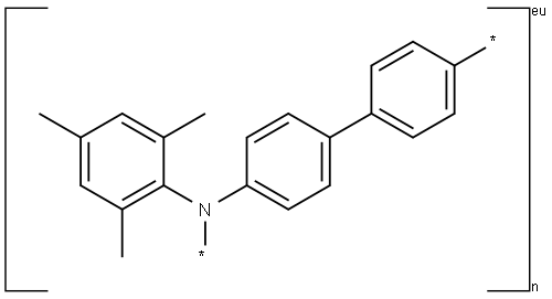 PTAA-聚[双(4-苯基)(2,4,6-三甲基苯基)胺] 结构式